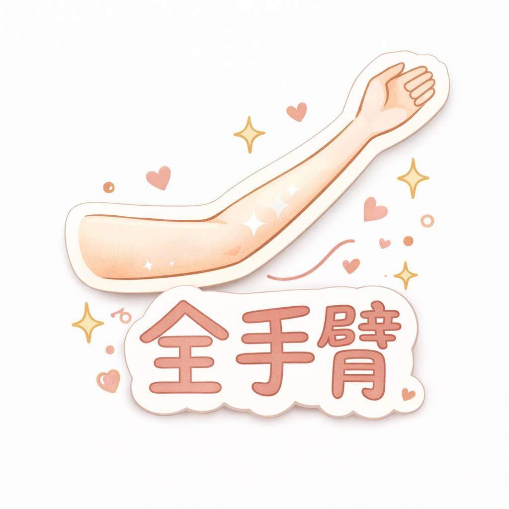 熱蠟|全手臂
