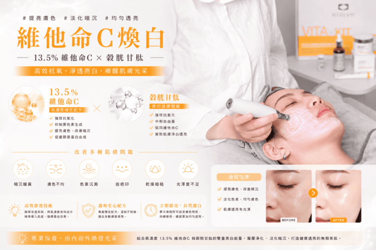 維他命C煥白